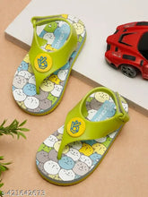 Neon Green EVA Premium Pumpkin Candy Flipflops for Boys - vibrant flip-flop design, ideal for stylish kids